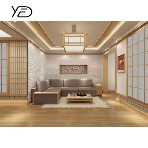 Japanese Style Wooden Wardrobe Sliding Door Modern Customized Wooden Glass Door Swing Wardrobe Door