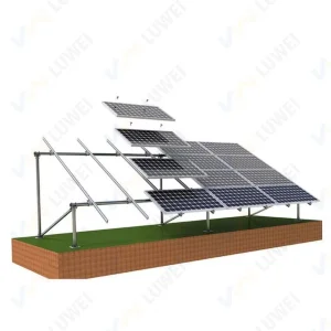 Customizable Luwei Solar Ground Mount Solutions for 5MW and 6MW