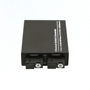 2 Port Gigabit Fiber Media Converter