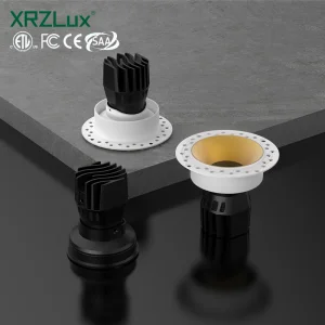 XRZLux Modern 10W LED COB Downlight Aluminum Embedded Ceiling Spotlight Round LED Recessed Downlight for Home Hotel Lighting