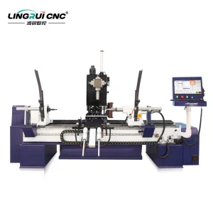 CNC Woodworking Lathe 5 Axis with RTCP Function for Complex Staircase Spiral Stairs Turning Milling