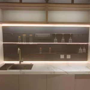 No Scratches Good Surface Treatment Wall-Mounted Modular Kitchen Track-Mounted Storage System