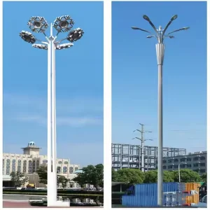Factory Directly Sale 15m 35m Height Station Lamp Stadium LED High Mast Light Price