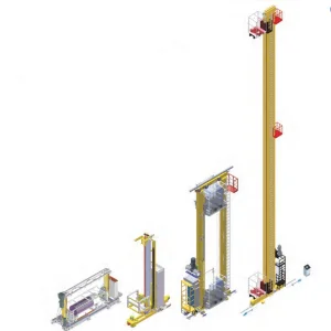 Customized Single Double Column Pallet Stacker Cranes for Automatic Warehouse Racking Storage Storage Cargo Storage Equipment