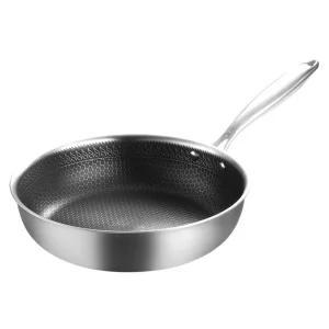 High Quality Hot Sale Honeycomb Stainless Steel Cookware Non-Stick Frying Pan