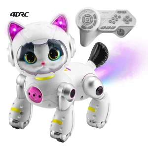 Fy-Y14 2 Smart Robot Cat Electric Mist Spray Singing Dancing Touch Interaction Pet Toy 2.4GHz RC Robot with Obstacle Avoidance