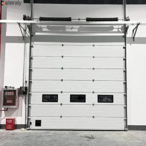 Factory Wholesale Sectional Door Reliable Industrial Door with Durable Online Support Services Available with Motor Garage Gate Automatic Door