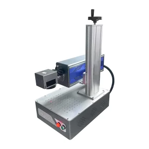 Portable Desktop Safe Hat Glass Pipe Plastic Film Package Engraving Uv Laser Marking Machine