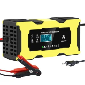 6AMP Electric Smart Portable Rechargeable LCD Gel AGM Lead-Acid Battery Charger 12V for Motorcycle Car Nan