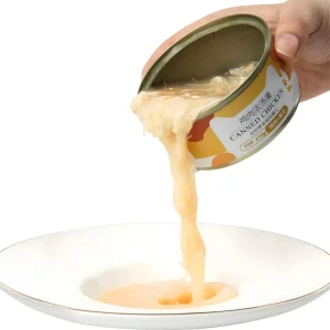 Tender Turkey and Duck Slices in Broth Wet Cat Food for Senior Cats with Easily Digestible Ingredients