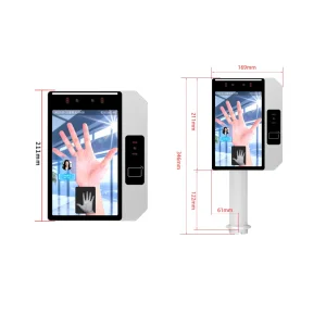 Fast Shipping Recognition Distance 0.5-3m Smart Access Control Machine Palm Vein with Face Detection &amp; Facial Recognition System