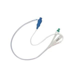 Catéter médico de esterilización desechable recubierto de silicona con sensor de temperatura