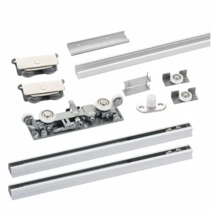 Frameless Flush Design Concealed Wooden Invisible Door Wood Veneer Interior Hidden Door