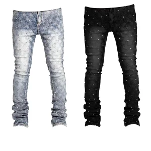 Latest Wholesale Customizable Men's and Women's Straight Skinny Denim Pants