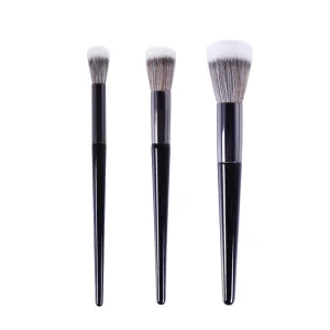 Novo Pincel de Blush Contorno Profissional para Rosto Maquiagem Pincéis Grandes de Pó Ferramentas de Cosméticos com Cerdas Sintéticas