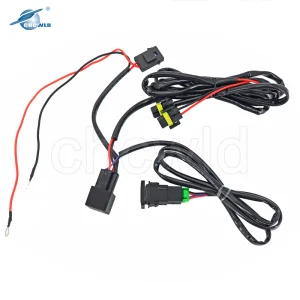 Arnés de cableado para faros antiniebla 12V 40A Kit de cableado para relé de faros antiniebla con interruptor de encendido/apagado