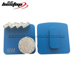 Segmentos de molienda en forma de diamante Redi Lock para escaleras