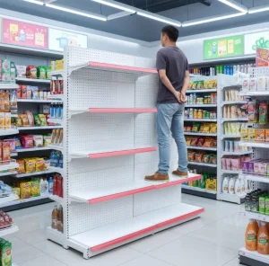 Modern Metal Storage Shelving Rack Display