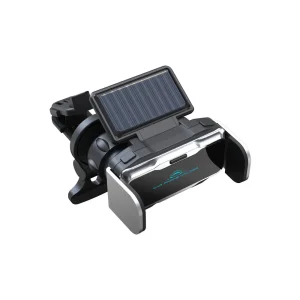 Solar Powered Car Charger Wireless Electric Car Phone Holder 360 Rotation Solar Charging Mobile Phone Holder