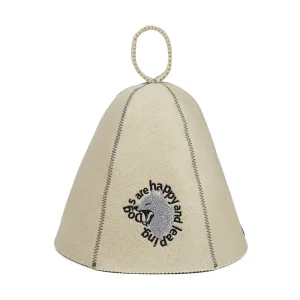 CE Certification Custom Logo Sauna Hat