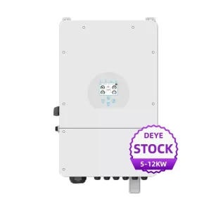 Deye Hybrid Pure Sine Wave Inverter Sun-8K-Sg01lp1 5kw 8kw 10kw 12kw Inverter Deye in Stock Integrated MPPT Design for Residential Solar Power Hybrid System