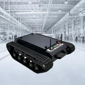 Multisensor Compatible Tracked Robot Chassis with IP68 Waterproof Rating for Environmental Water Quality and Soil Detection