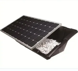 Factory Plastic Solar Mounting System Support Ballasted for Flat Roof System Plastic Bucket in Stock