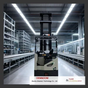 New Style Electric Reach Forklift Warehouse Stacker Electric Reach Fork Truck