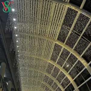 Multi-Layered Exquisite Craftsmanship LED Fairy Curtain String Lights for Bars