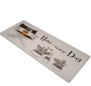 Waterproof Flax Floor Mat