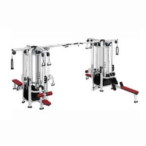 Gym Equipment Functional Training 8 Station Multi Jungle Crossover Cable Fitness Machine