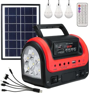 Solar Home System Kit Night Market Outdoor Light Portable Solar Pathway Lighting