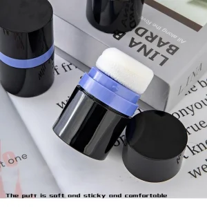 New Puffy Pink Packaging Mushroom-Shaped No-Rinse Oil-Control Powder Puff Loose Powder Compact