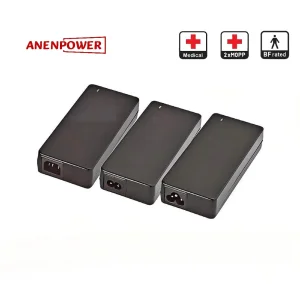 IEC/UL 60601 Compliant 24V 7A Desktop Medical Power Adapter &amp; Switching Power Supply 2×Mopp Isolation UL CE Ukca Rcm