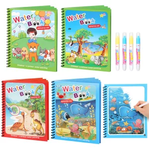 Magical Puzzle Water Painting Book
