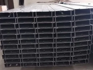 China C Purlin Black Galvanized Roofing Support Solar Panel Infrastructure C Channel