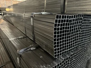 OEM Export Peru And Customized Black Plant Q195 Erw black Square Tube 50*50mm Steel Pipe Suppliers