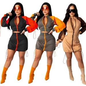Conjunto de vestido de cuerpo ajustado
