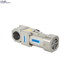 Motor de Reducción de Engranaje con Potencia 220volt y Caja de Engranajes de Eje Hueco Sólido en Ángulo Recto