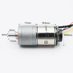 Customized 20MM 5V 12V Brushless PM Gear Stepper Motor