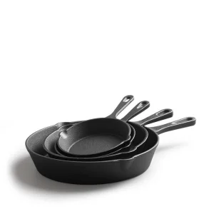 Highest Rated 10 Inches 25cm Diameter Cast Iron Flat Base Frying Pan for Oven/Stove/Grill/Campfire Easy to Use