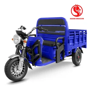 China ASIAN DRAGON Blue Cargo & Passenger E-Trike