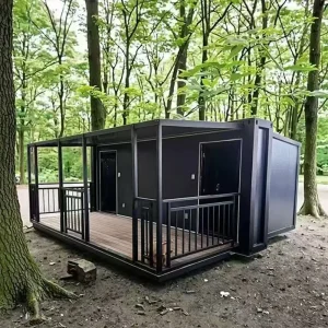 40FT Heavy-Duty Expandable Steel with Anti-Seismic Base for Mountain Disaster Relief Expandable Container House