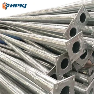 Hepu Solar/LED/ High/Mast Street Light/Lighting/Lamp Round/Conical Polygonal Octagon Q235/345 Hot/DIP/Galvanized Steel Pole