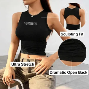 Backless Crop Top