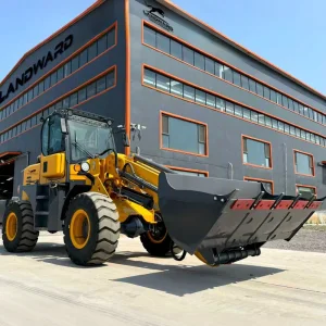 Cheap Construction Heavy Duty Front Wheel Loader Small Handling Tools Port Cargo Terminal Unloading Operations Wheel Container Side Large Loader for Sale