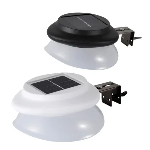Newest Waterproof Solar Powered Fence Gutter Led Light Outdoor Garden Wall Solar Fence Light