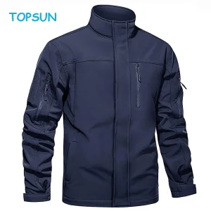Men′ S Waterproof Breathable Coat Outdoor Trekking Hiking Softshell Winter Jacket