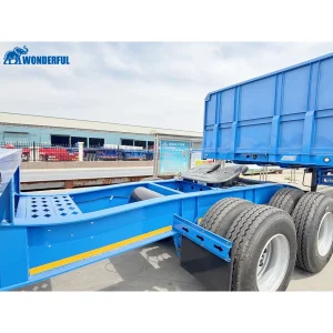 BPW Fuwa Axles 12 16 20 Tires Jost Landing Gear Wabco Brake Valves 8 12 Twist Locks Headboard Flatbed Platform Interlink Superlink Truck Semi Trailer