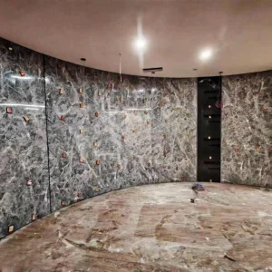 Stylish UV-Resistant Marble Serving Board with Metal Frame